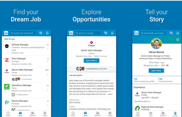 Build a Network by Downloading the LinkedIn App