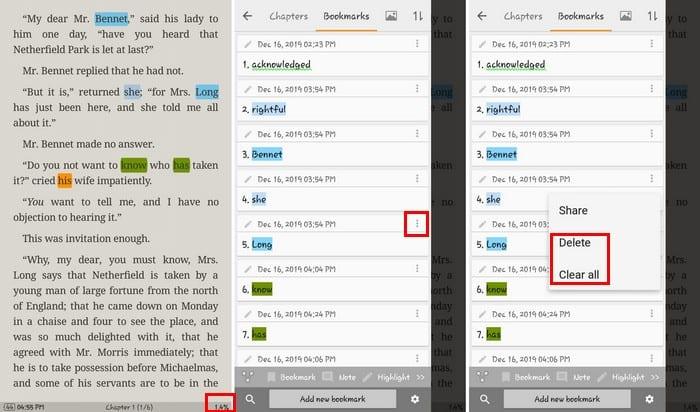 Highlight While Reading a Book - Learn How to Download Moon+ Reader