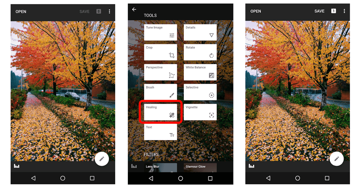 The App that Allows Users to Place or Remove Items from Images - Learn How to Download Snapseed