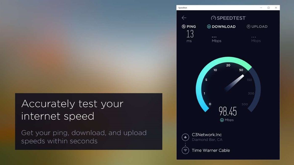 test internet connection speed app