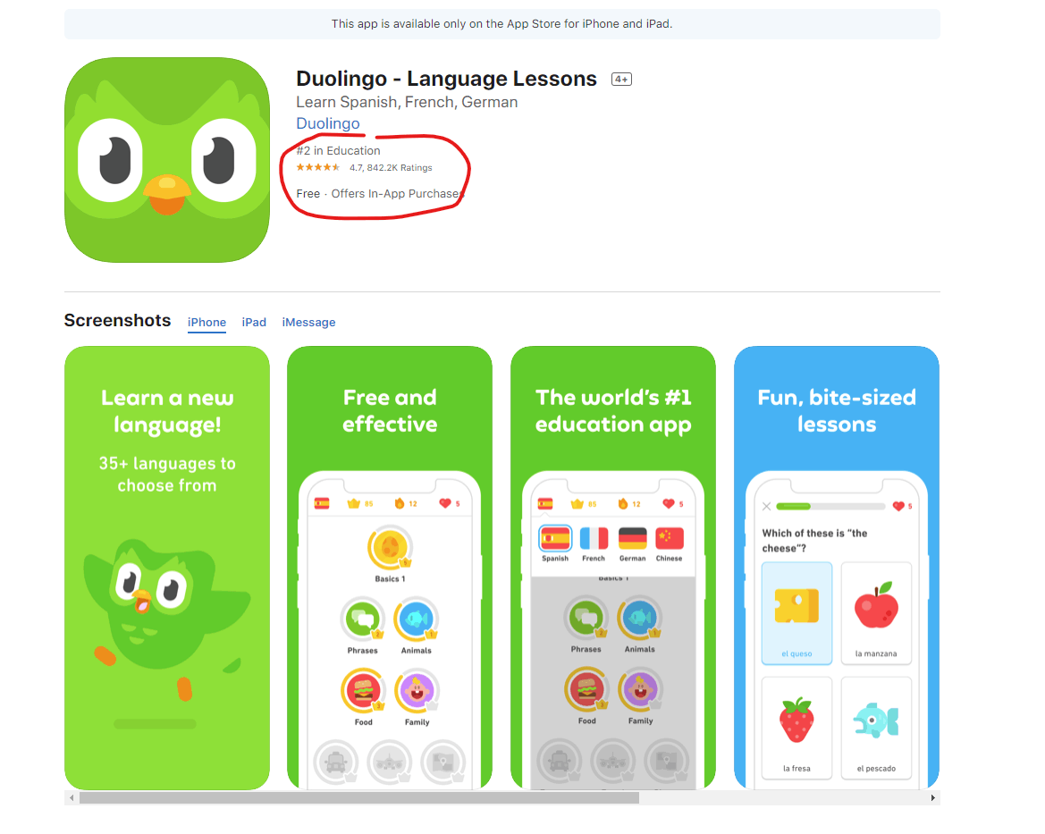 Duolingo карточки