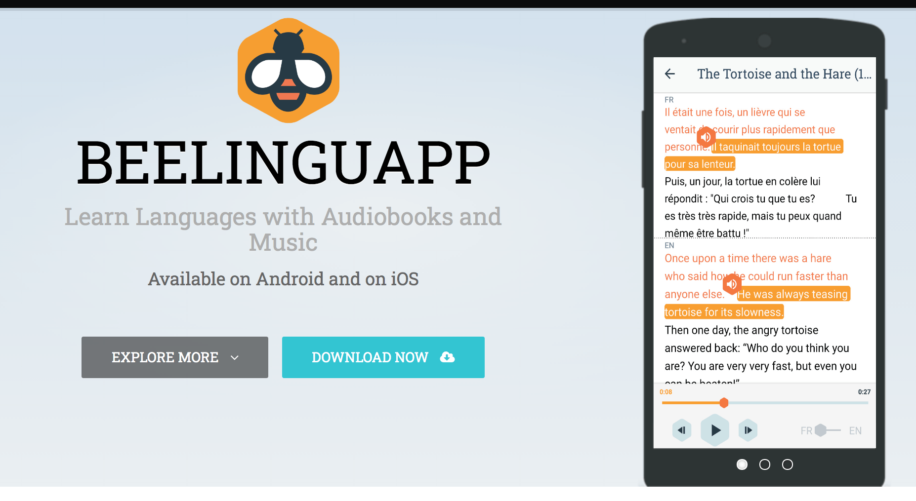 Beelinguapp - Study New Languages with this App