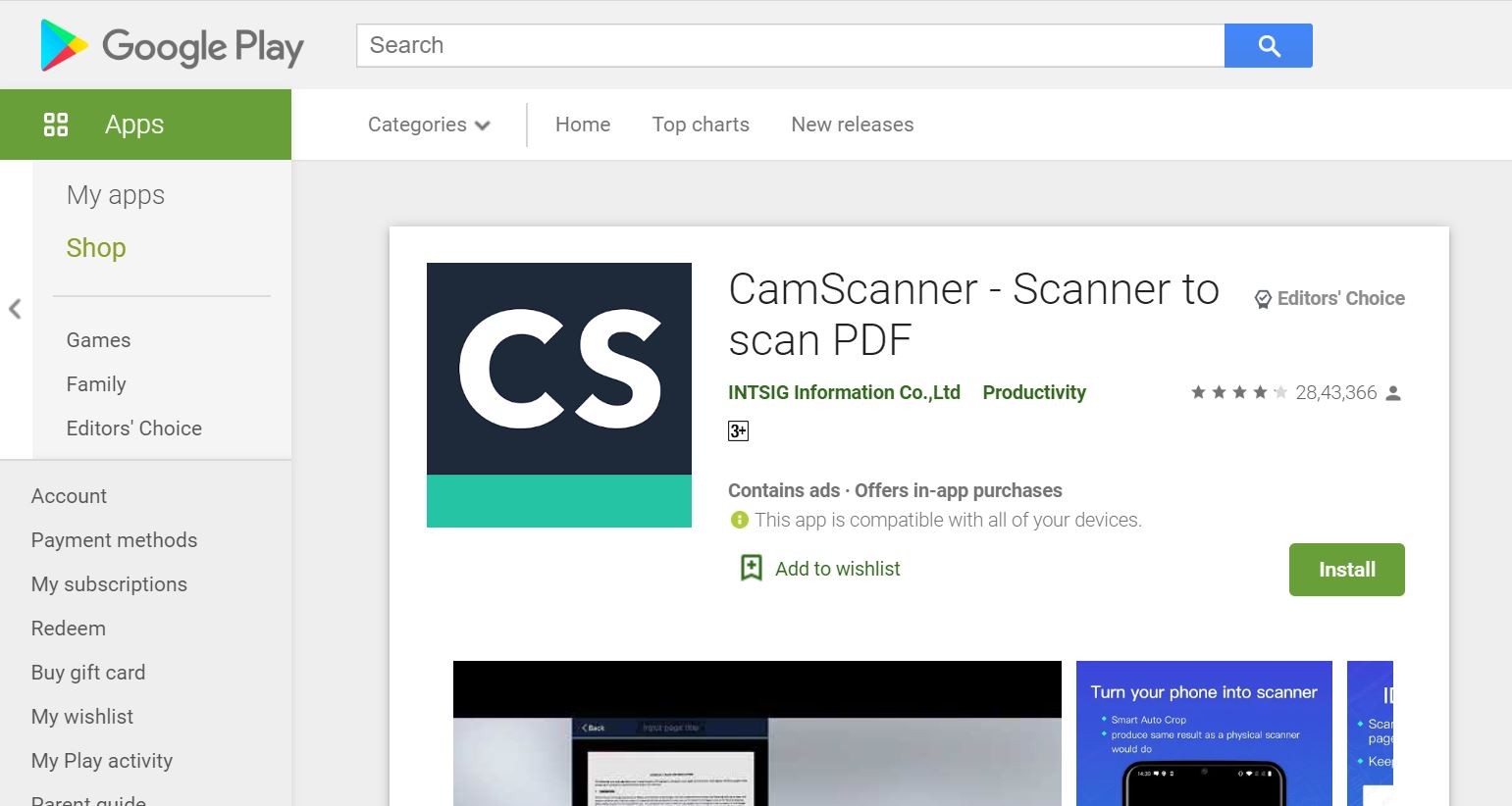 CamScanner PDF Scanner App