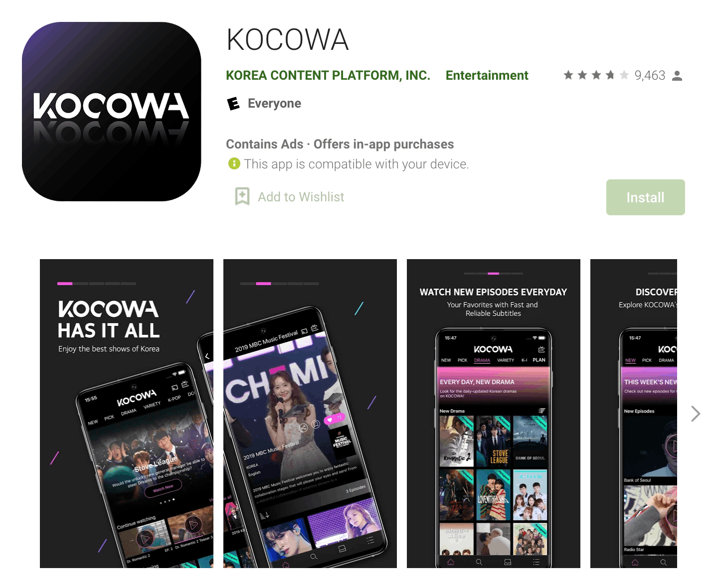 KOCOWA - Enjoy the Best Shows