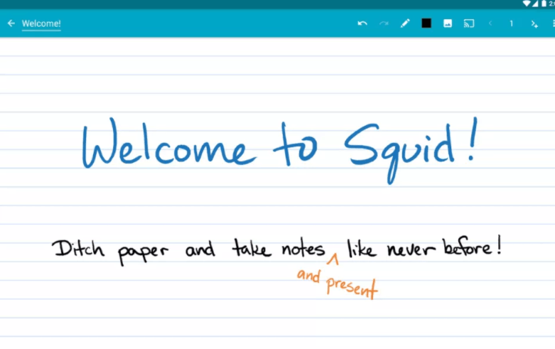 Squid App - Take Notes Online