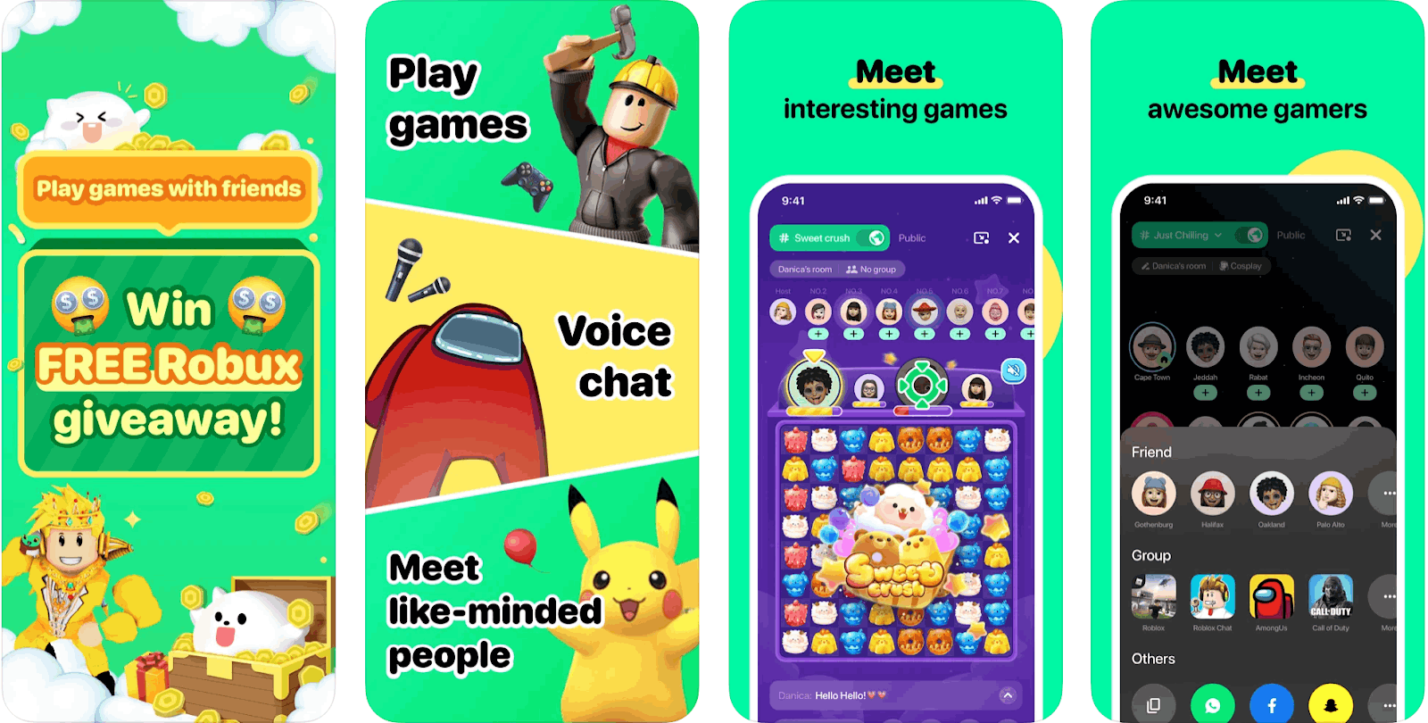 Tiya - Chat and Play Games with Friends