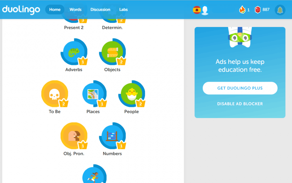 duolingo languages test