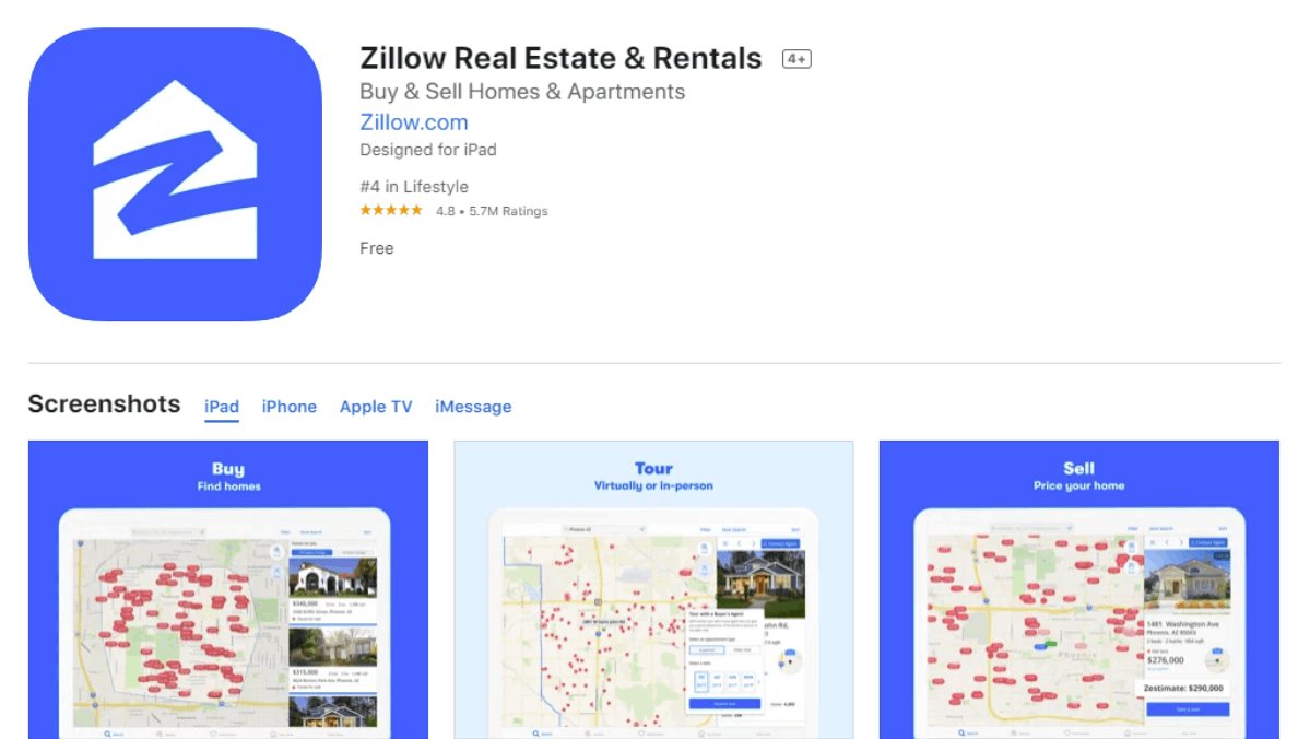 Zillow App - See How to Download