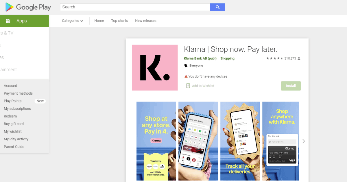 Klarna App - Shop Online