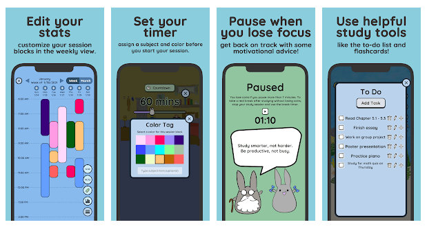 Study Bunny - See the Best Focus Timer App