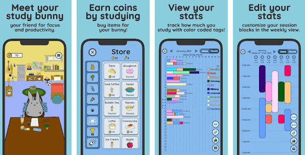 Study Bunny - See the Best Focus Timer App