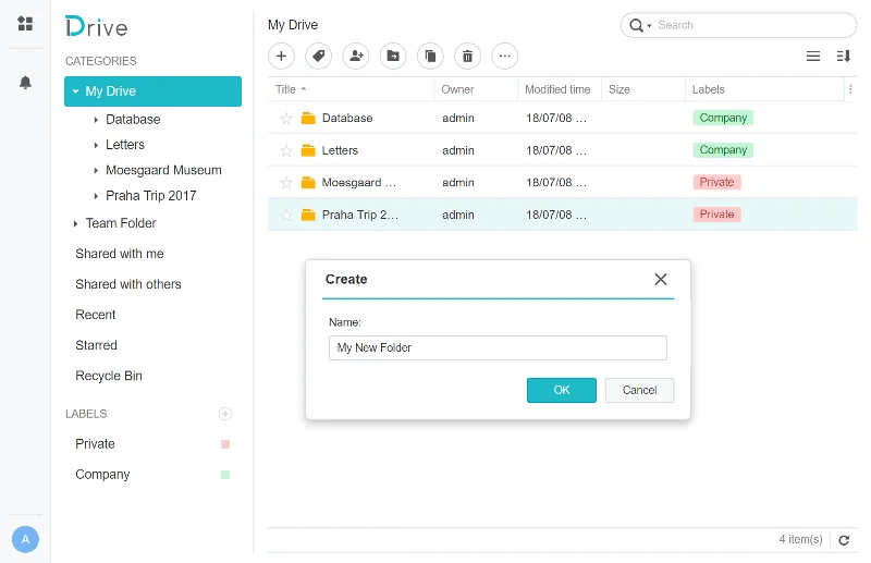 Synology Drive App - How to Share Files