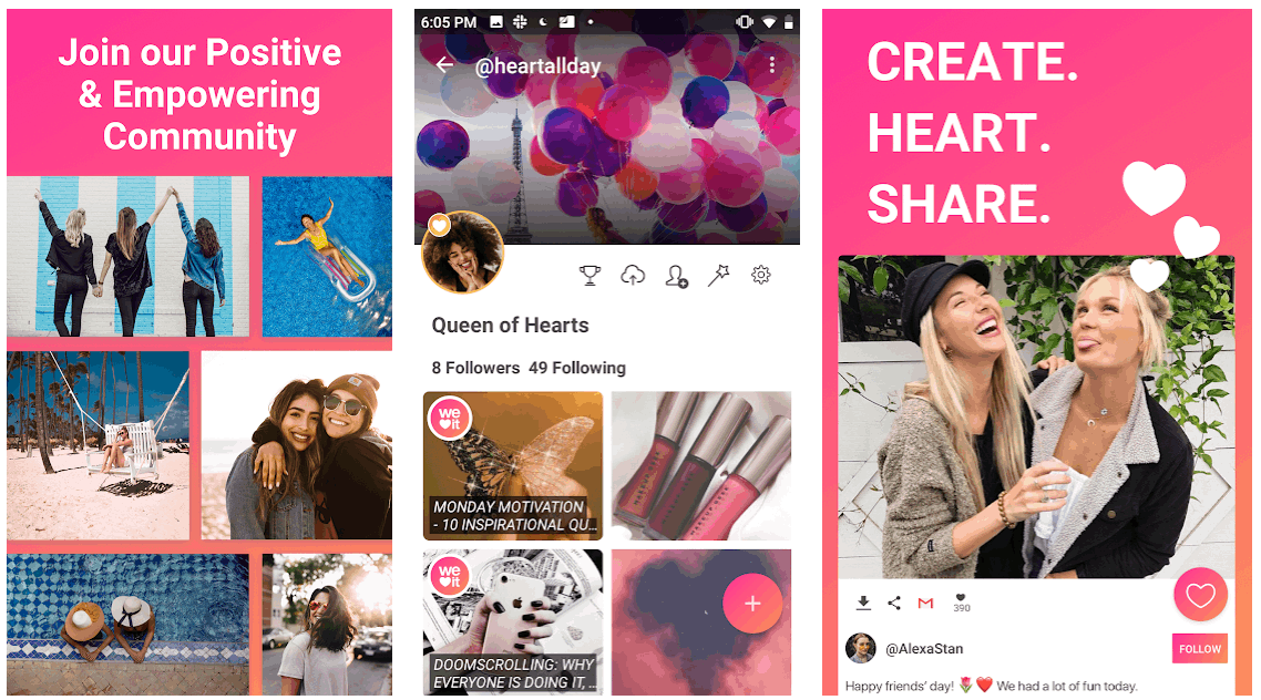 We Heart It App - Search, Save, and Share Inspirational Things