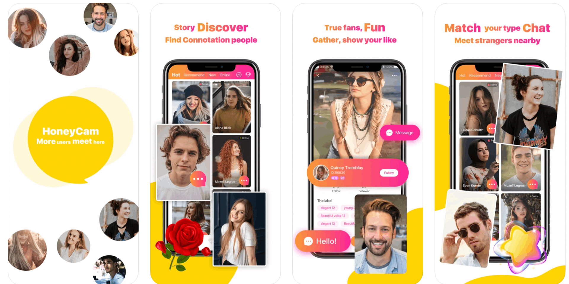 HoneyCam - Discover This Live-Chat and Video App