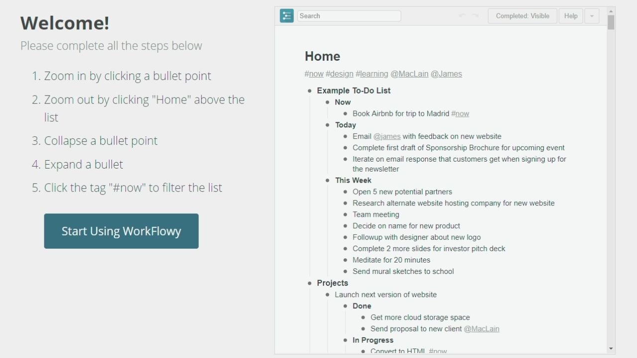 Learn How to Use Workflowy Desktop App