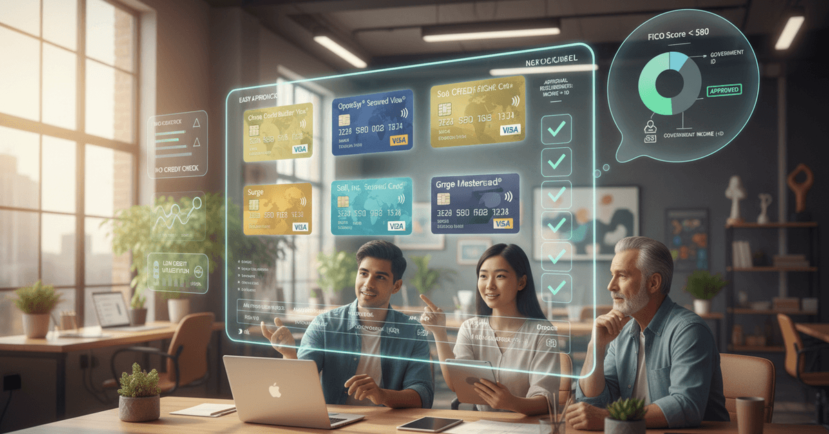 Top Credit Cards for Bad Credit in 2026: Easy Approval with No Credit Check and Flexible Options